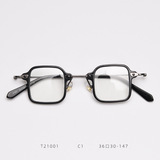 Model 21001 square acetate with metal frame